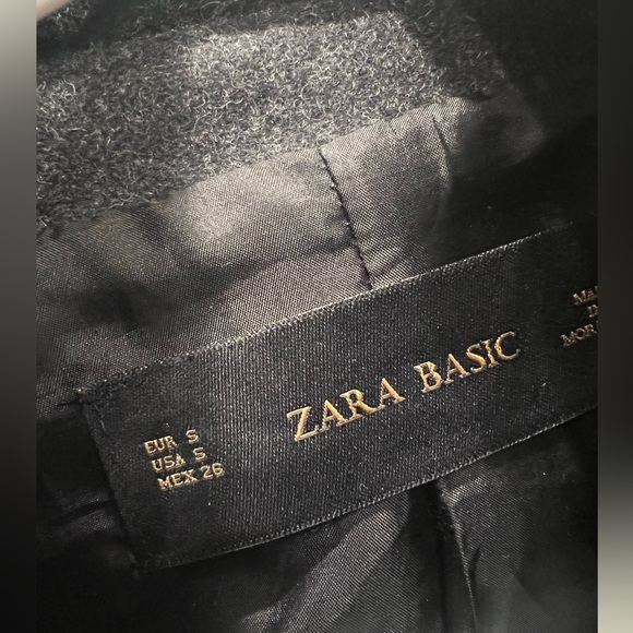 Zara Charcoal Jacket, S, EEUC - Picture 3 of 3